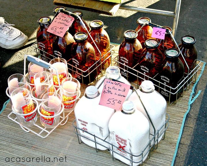 a stroll through the rose bowl flea market, repurposing upcycling, and LOTS of bottles