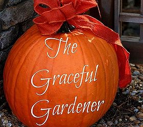 decorating your garden with pumpkins, gardening, outdoor living, seasonal holiday decor