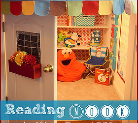 closet under the stairs turned kids reading nook, entertainment rec rooms, home decor