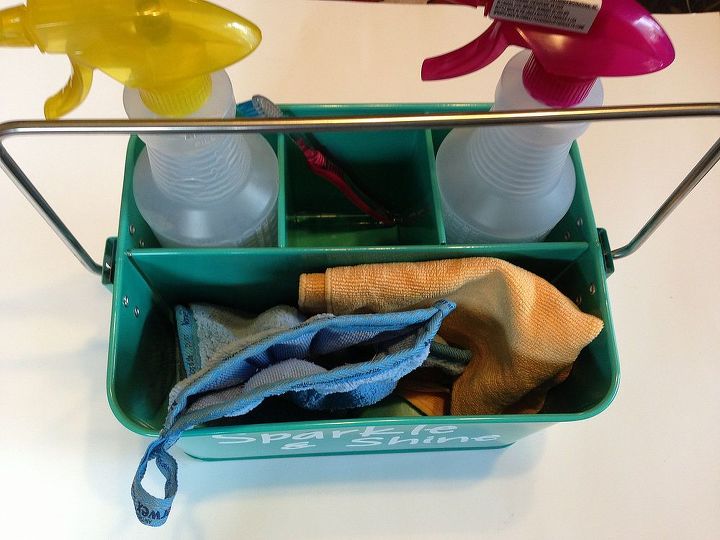 new cleaning caddies, cleaning tips