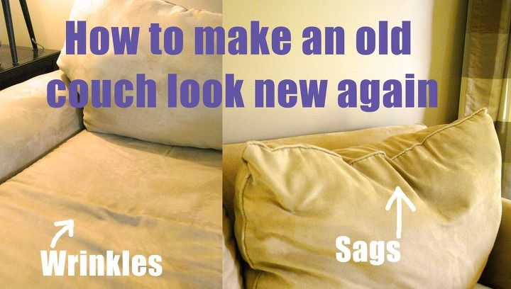 atualizao sobre como fazer um sof velho parecer novo por us 10, Quando comecei meu sof tinha muitas rugas e flacidez que eu queria me livrar