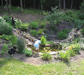 beautiful backyard installed by tjb inc, gardening, outdoor living, ponds water features