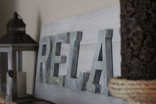 diy wood sign and rope candle holders, crafts