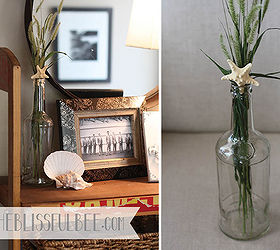 diy glass bottle up cycle, crafts, home decor, repurposing upcycling