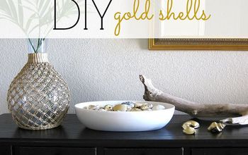 DIY Gold Seashells