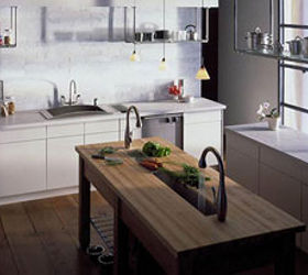 the kitchen sink, home decor, kitchen design, Kohler s example of a kitchen trough sink