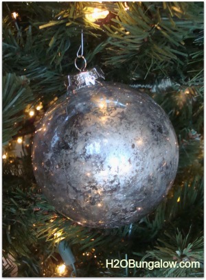 diy mercury glass christmas tree ornaments, christmas decorations, seasonal holiday decor, Each ornament is unique
