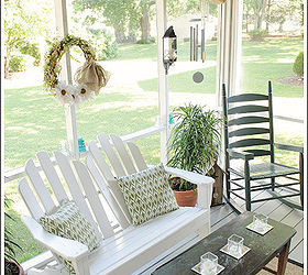 decorating a porch with burlap ribbon, home decor, outdoor living, porches, One of my favorite places in the world
