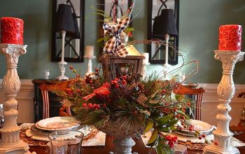 Christmas Tablescape for dinning room