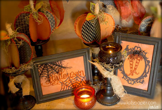 dollar store inspired halloween framed art, crafts, halloween decorations, seasonal holiday decor, Full post at