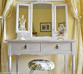a vintage bedroom reveal, bedroom ideas, home decor, I found this beautiful vintage vanity which was the perfect addition to her room