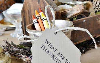 How to include your kids in Thanksgiving Decor~A Thankful Runner