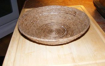 How to make a bowl from Jute rope.
