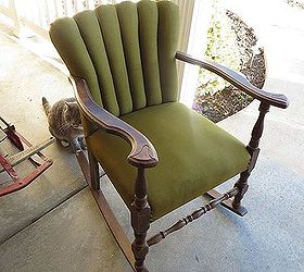 how to paint a rocking chair, painted furniture, Before