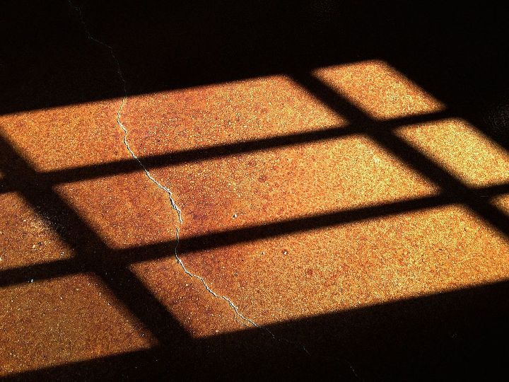 featured photos, Another view of the concrete staining via sunlight