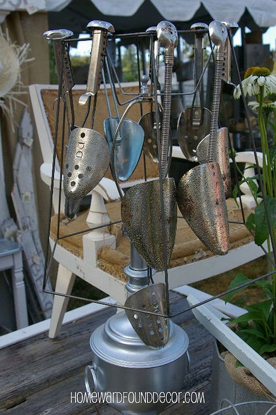 fifty shades of, crafts, painted furniture, repurposing upcycling, metal shoe horns