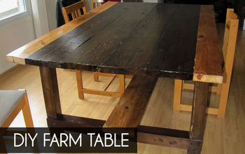 DIY Farm Table From Reclaimed Lumber