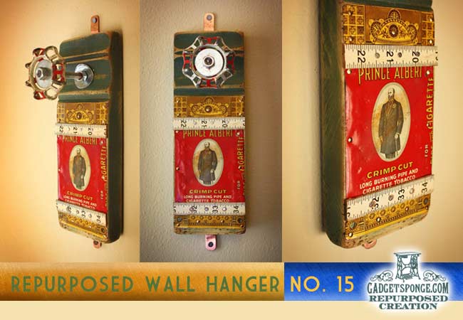 repurposed coat hat rack wall hangers, doors, repurposing upcycling, Repurposed Wall Hanger No 15 by GadgetSponge com
