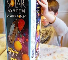 diy star wars mobile homecraft, bedroom ideas, crafts, home decor, My 6 year old and I created the mobile from a FloraCraft solar system kit