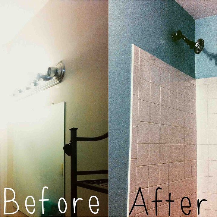 bathroom makeover project one, bathroom ideas, tiling, The Paint