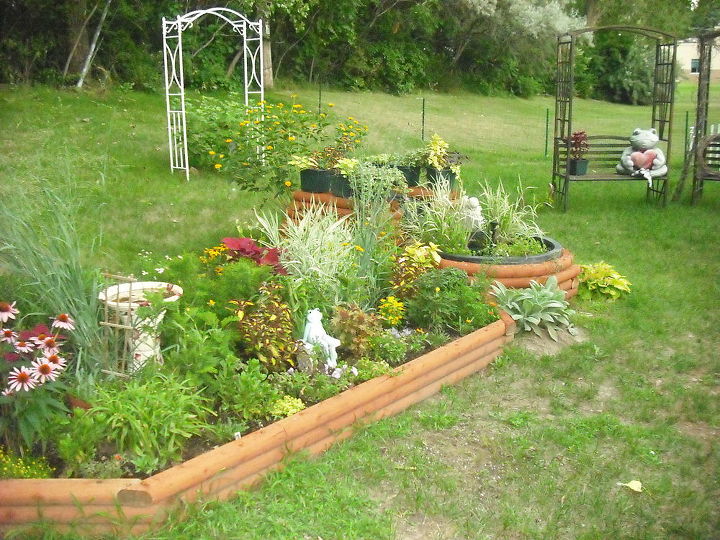 new garden and pond, flowers, gardening, hibiscus, outdoor living, ponds water features