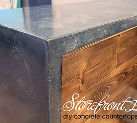 diy concrete counters, concrete masonry, concrete countertops, countertops, diy, home decor, kitchen backsplash, kitchen design