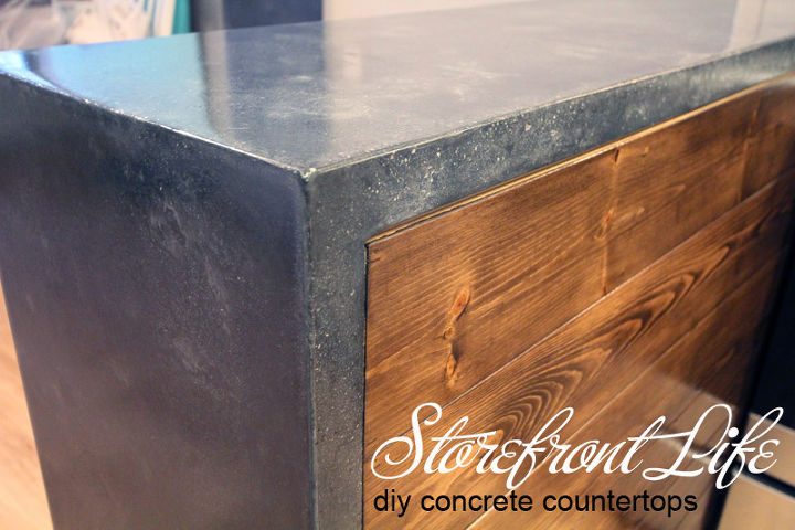 Diy Concrete Countertop Waterfall Edge Best Waterfall 2018