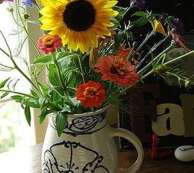 the august garden and sunflowers, flowers, gardening, House Flowers