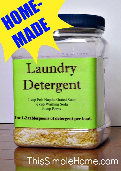 detergente casero para la ropa