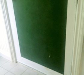 chalkboard door, chalkboard paint, doors, painting, Before