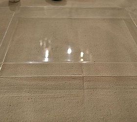 diy acrylic desk tray, craft rooms, crafts, home decor, home office, Purchase a clear acrylic picture frame from your local Michaels Store or any craft store and apply painter s tape in a pleasing pattern