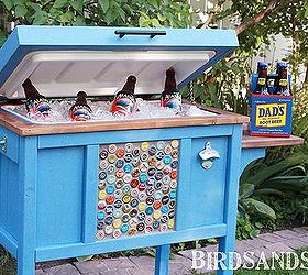 give dad the coolest father s day gift, diy, how to, outdoor living, This cooler stand is our new favorite patio accessory