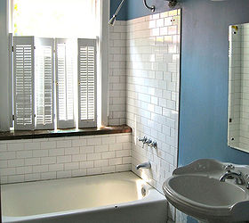 vintage inspired diy bath remodel before and after, bathroom ideas, diy, home decor, home improvement