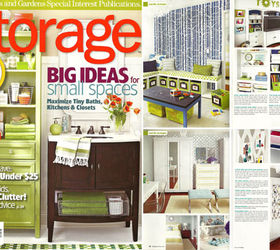 we ve been featured, home decor, painting, CuttingEdgeStencils was featured in Storage Magazine