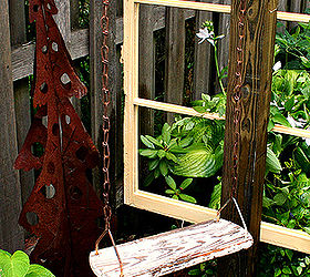 modified pergola built with recycled windows, decks, outdoor living, repurposing upcycling
