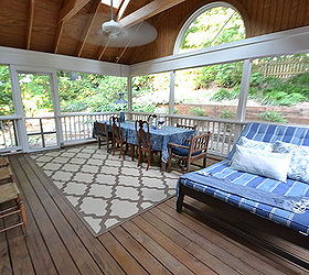 what furniture layout do you recommend for my screened in porch, Screened In Porch view from french doors