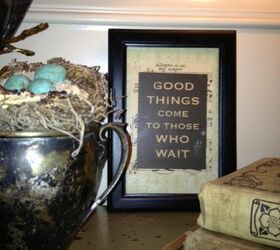 vignettes in my home, home decor