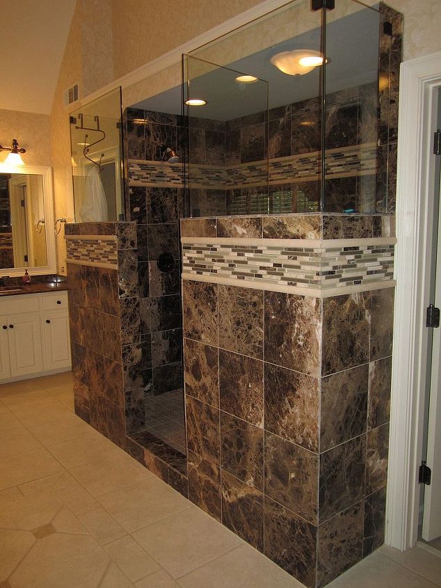 wow what a show continued, bathroom ideas, home decor, home improvement, Our super sized shower