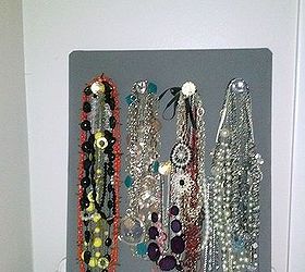 photo board turned jewelry storage, cleaning tips, repurposing upcycling, Finished