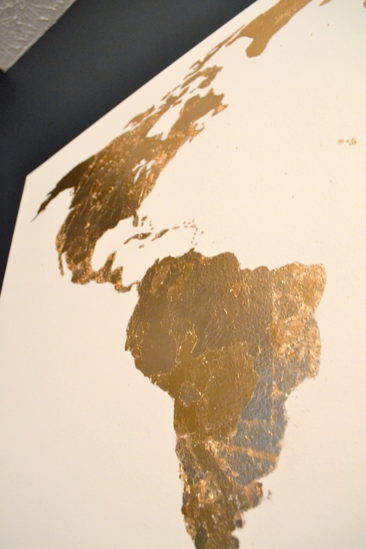 arte de mapa dorado, Primer plano de Am rica del Norte