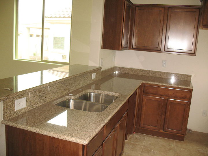 replace sink in granite countertop, Nice granite would like to have a single basin sink instead