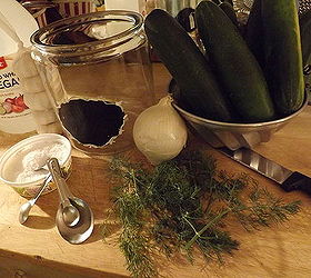 fresh grown dill make delicious refrigerator pickles, gardening, homesteading
