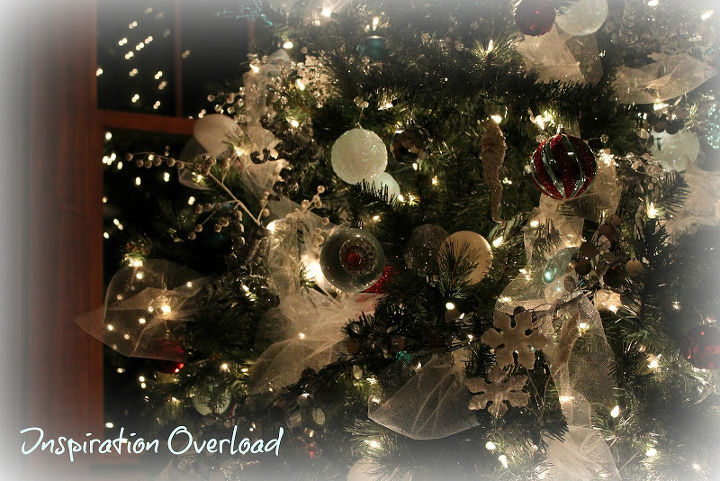 sights of christmas, christmas decorations, seasonal holiday decor, A peek at the Tree