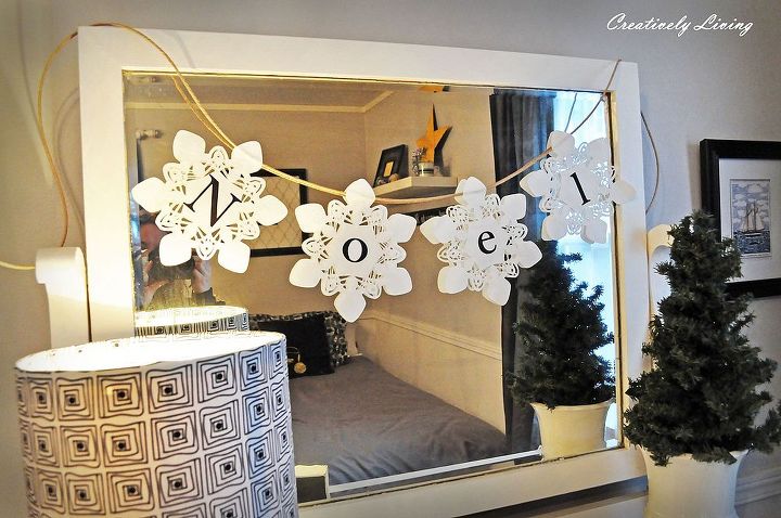 15 minute snowflake banner, crafts