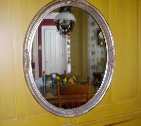 what should i do with this great vintage find, repurposing upcycling, I found this large mirror 24 x 30 while thrifting