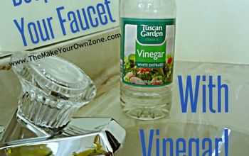 Get Rid Of Mineral Deposits On Your Faucet - With Vinegar!