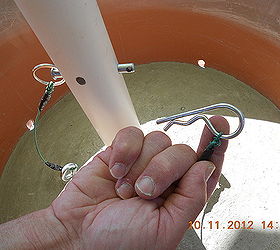 umbrella holder in a cement plant container, what is what pin look like