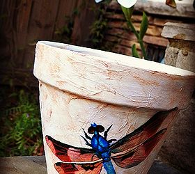 make your own custom flower pots, crafts