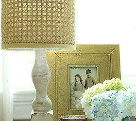 diy horchow inspired natural cane lamp shade, crafts, diy, home decor