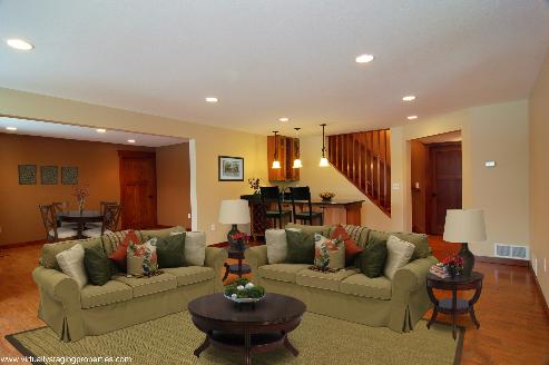 sellers and real estate agents in minnesota know virtual staging sells vacant homes, real estate, Virtual Staging of Basement